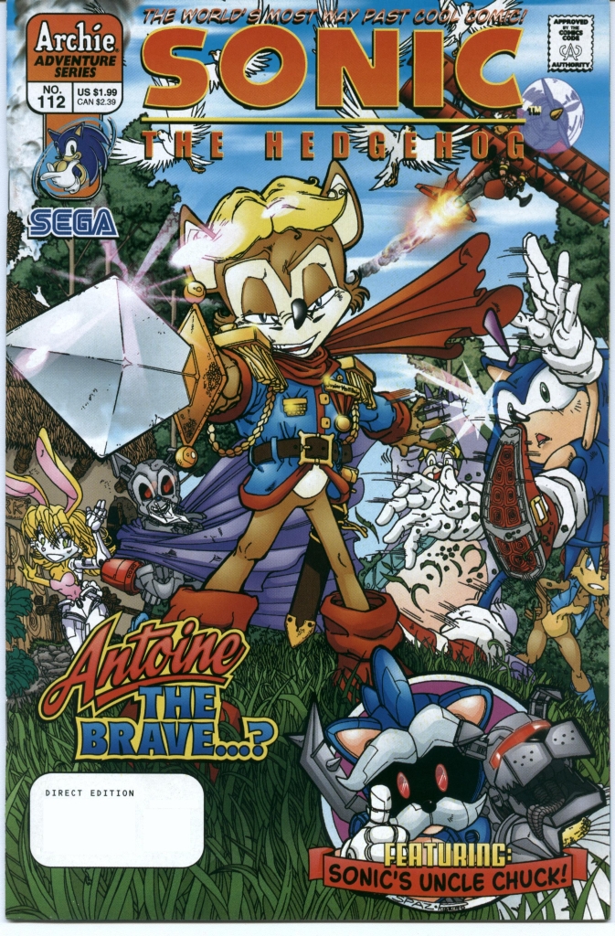 Sonic - Archie Adventure Series October 2002 Comic cover page